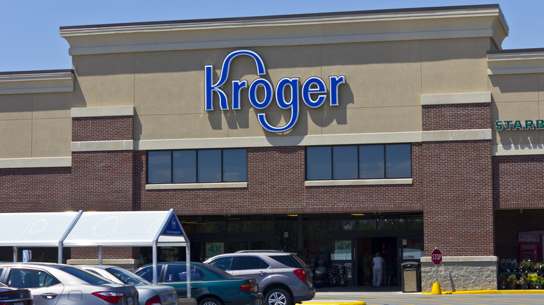 pictured Kroger storefront