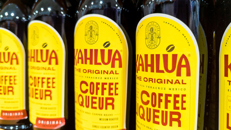 Kahlua bottles