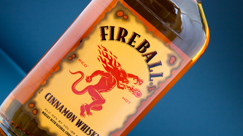 Fireball bottle