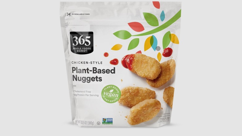 Bag of Whole Foods plant based nuggets