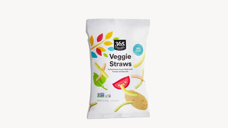 Bag of Whole Foods veggie straws