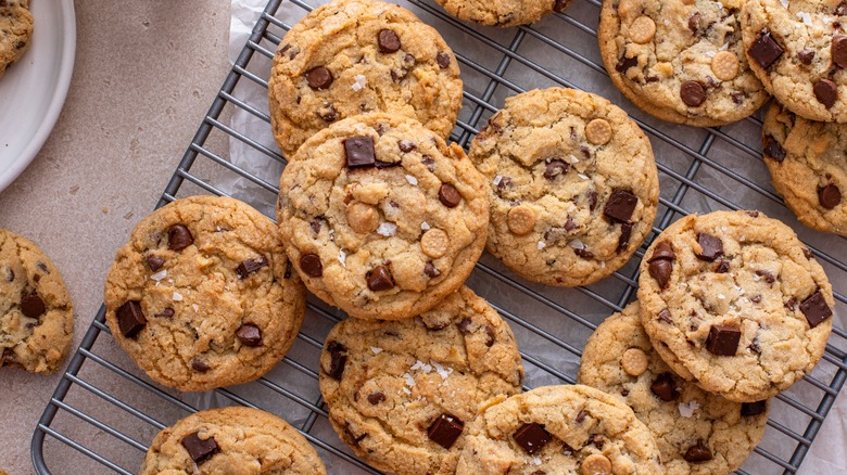 homemade chocolate chip cookies