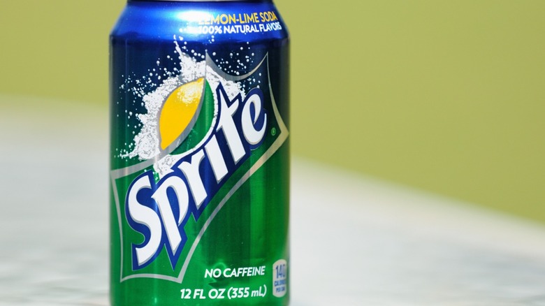 a can of Sprite with the label fully visible