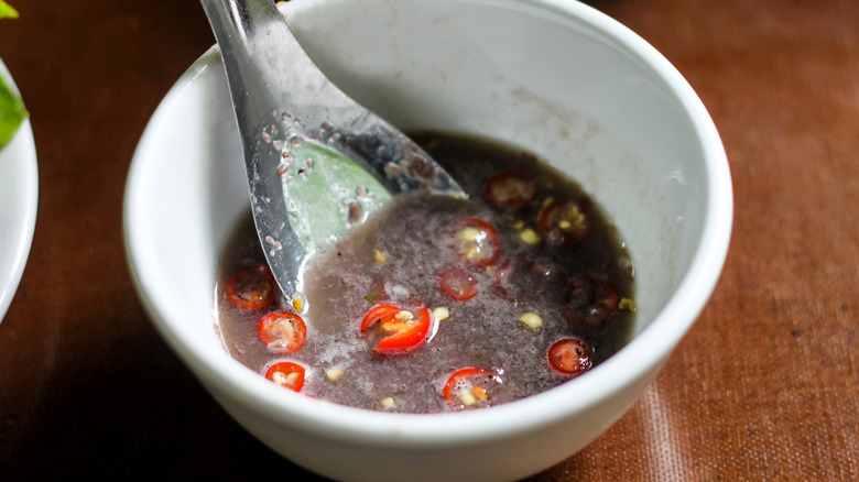 bowl of fermented shrimp paste