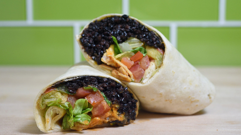 Taco Bell black bean burrito