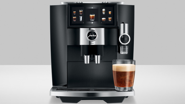Jura J8 Twin coffee machine.