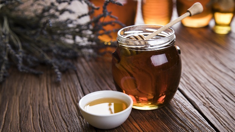 a honey jar