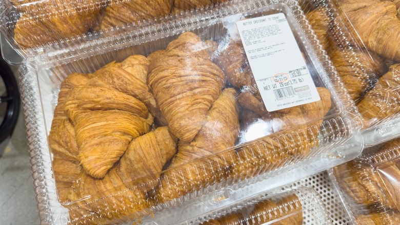 Packaged Costco croissants