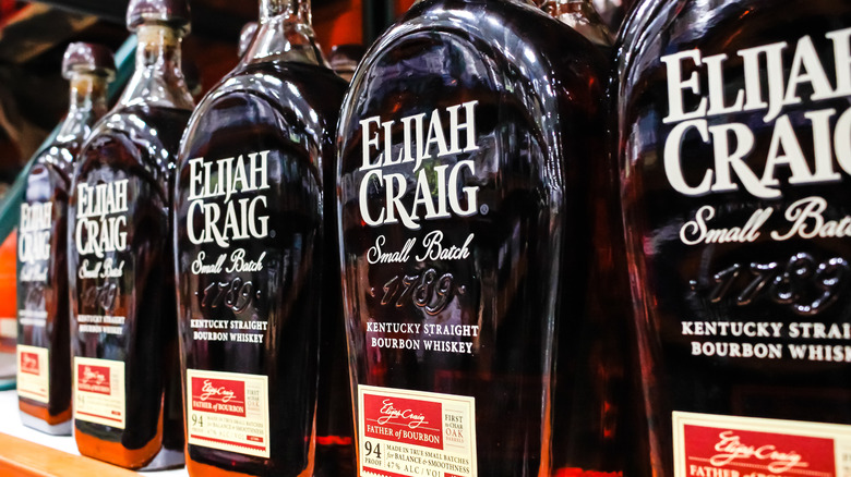 Bottles of Elijah Craig Small Batch 
