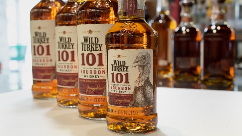Bottles of Wild Turkey 101