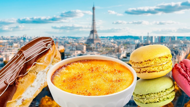 Trio of French desserts