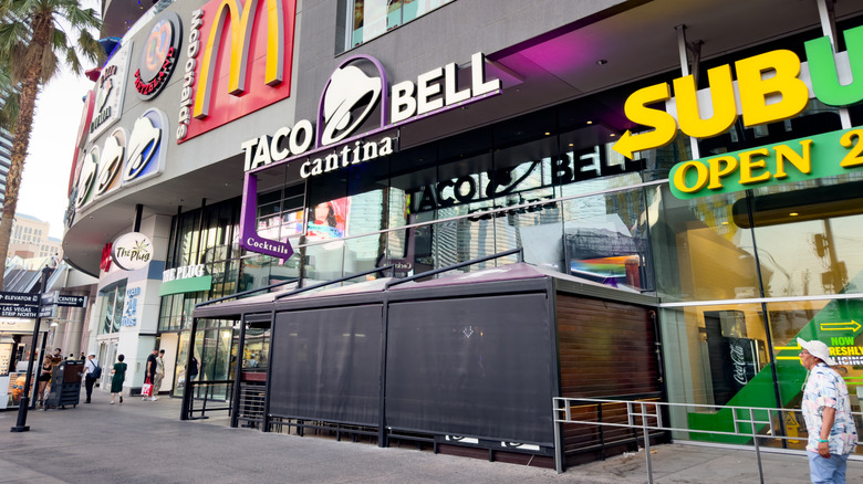 Entrance to the Taco Bell Cantina in Las Vegas