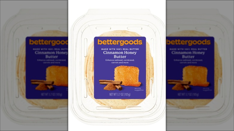 Container of bettergoods cinnamon honey butter