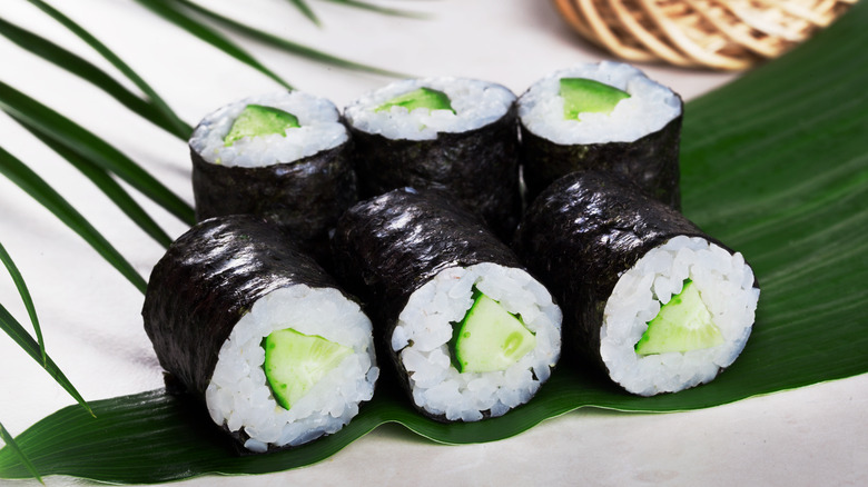 cucumber sushi rolls