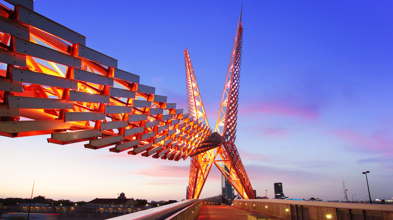 Skydance Pedestrian Bridge in Oklahoma City