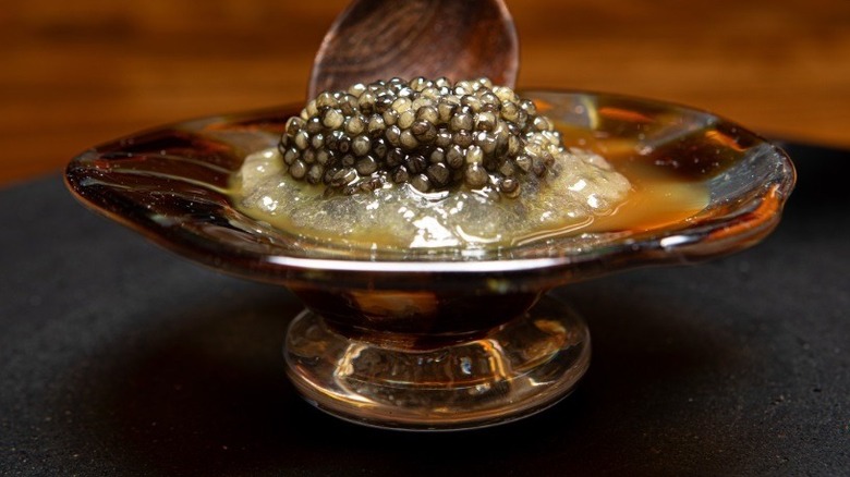 Caviar parfait at Smyth