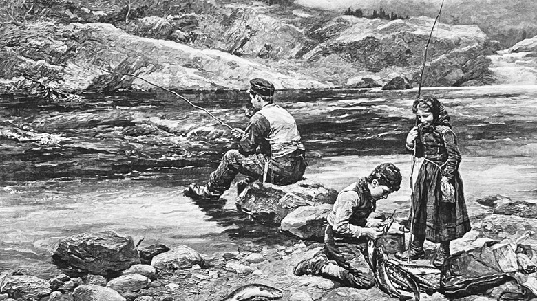 19th century fishing