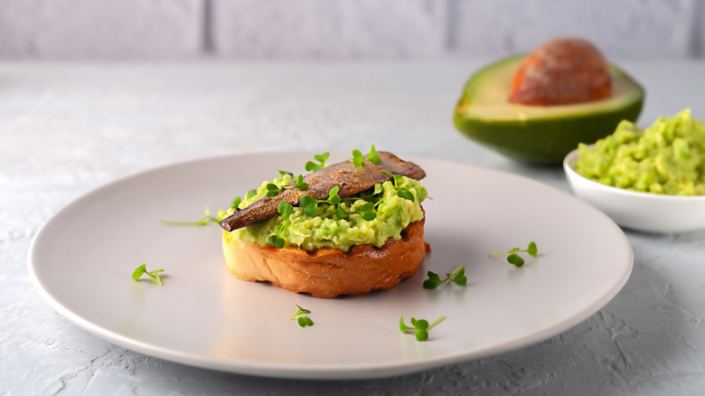sardine avocado crostini