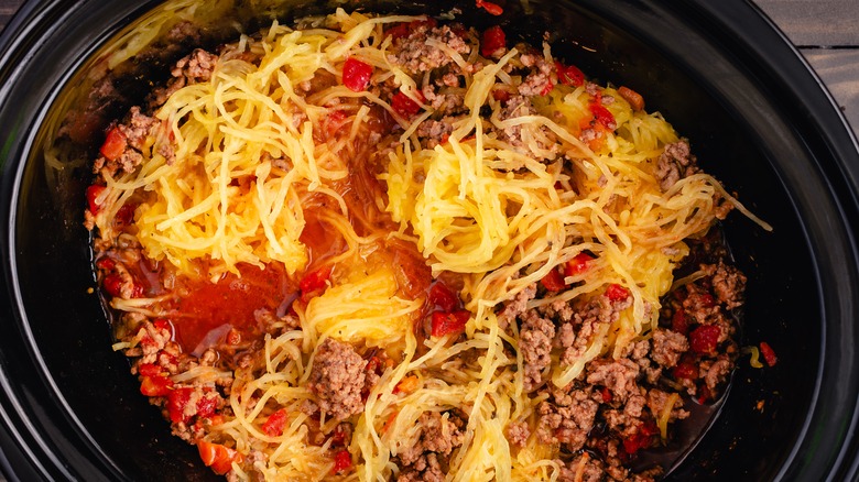 slow cooker pasta with cheese