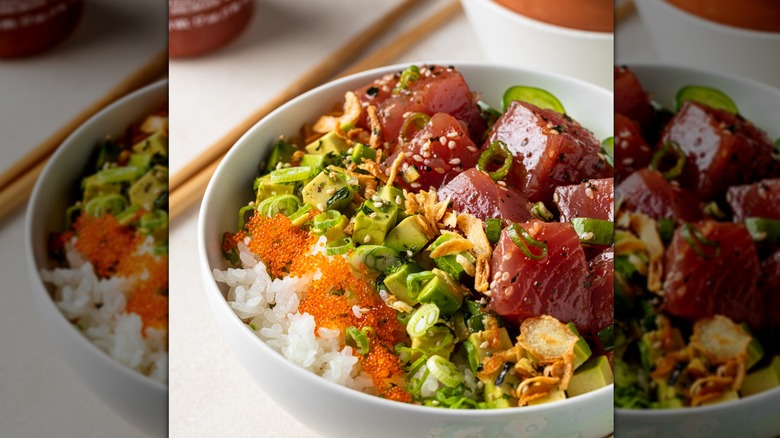 ahi tuna poke bowl