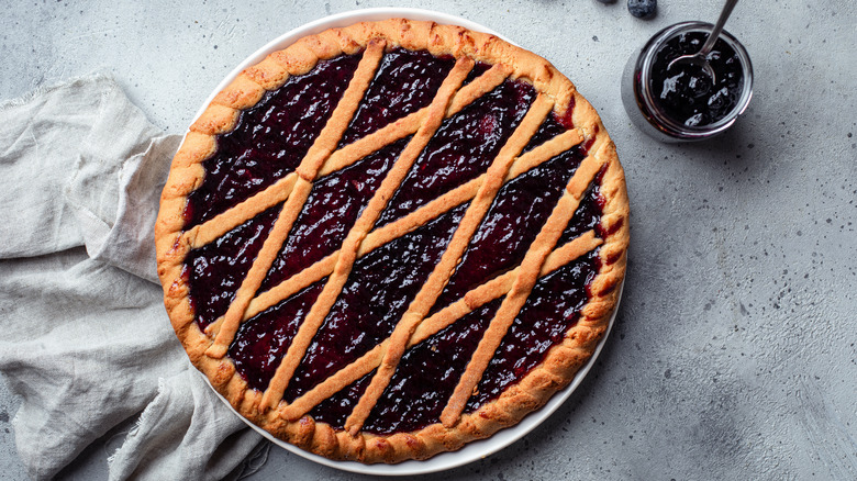 Blueberry pie