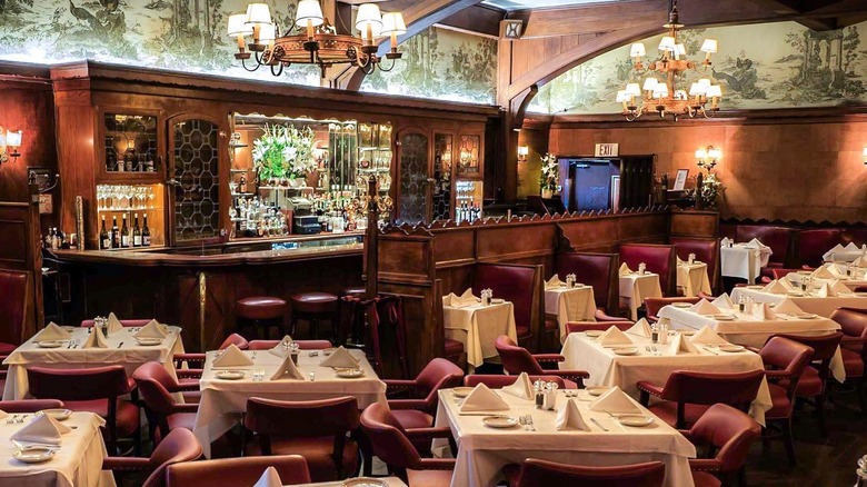 The interior of Musso & Frank restaurant in Los Angeles