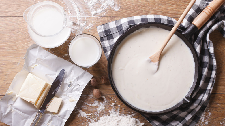 White sauce ingredients