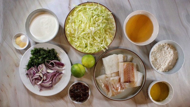 fried fish taco bowl ingredients