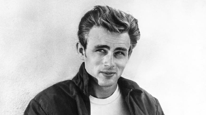 James Dean posing
