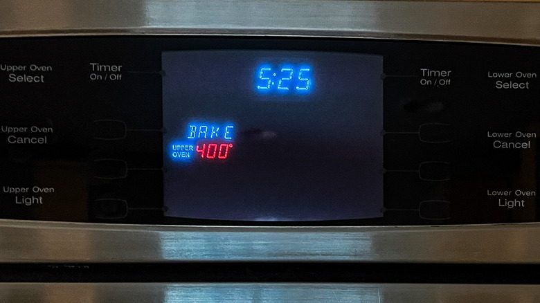 Oven preheated to 400 F