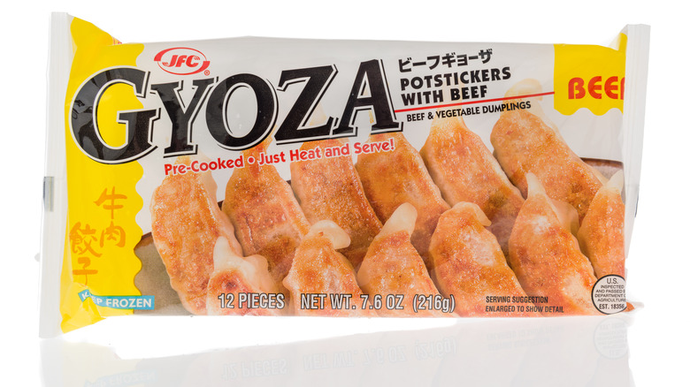 A package of potstickers