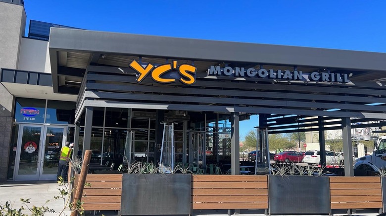Exterior of YC's Mongolian Grill