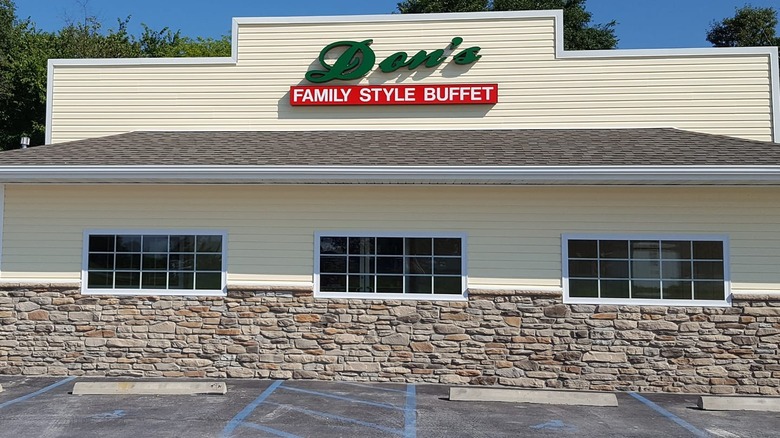 Exterior of Don's Family Style Buffet