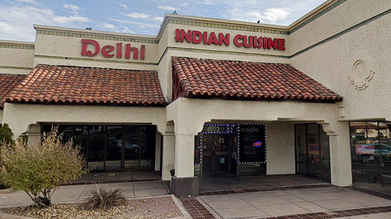 Exterior of Delhi Indian Cuisine