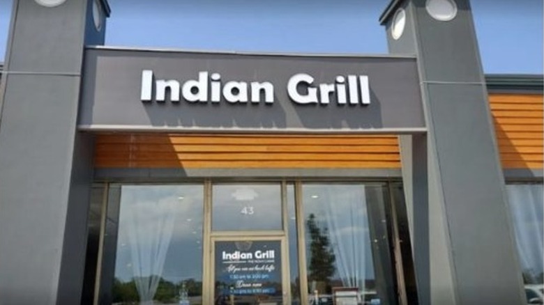 Exterior of Indian Grill