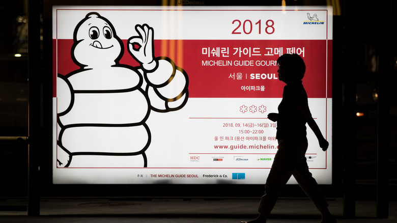 Michelin Guide Bibendum billboard
