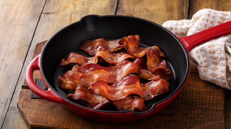 Pan of bacon