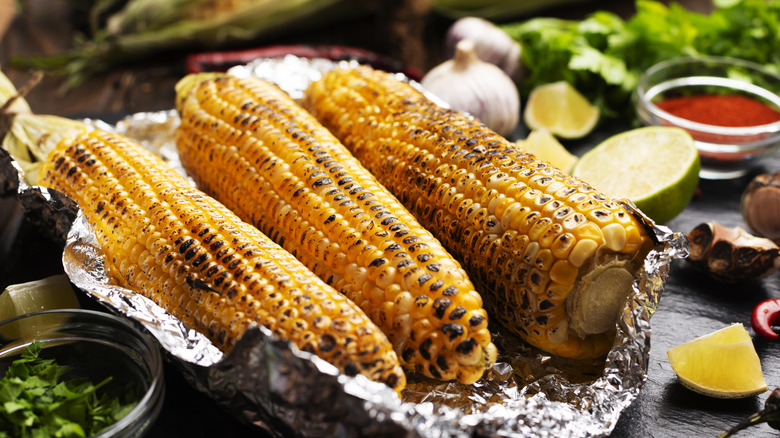 Grilled corn