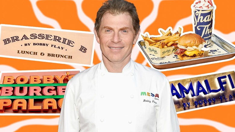 Bobby Flay, restaurant signs, burger