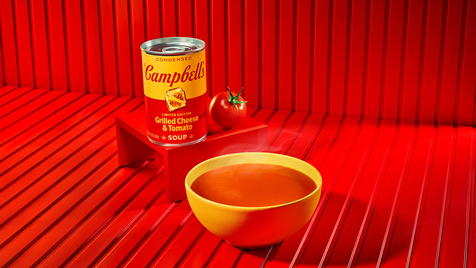 Campbell's Launches Tomato Soup Flavored With Grilled Cheese