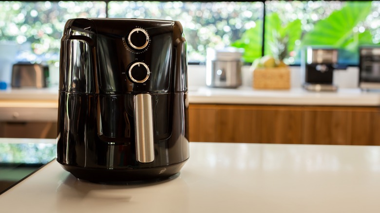 Air fryer on a counter