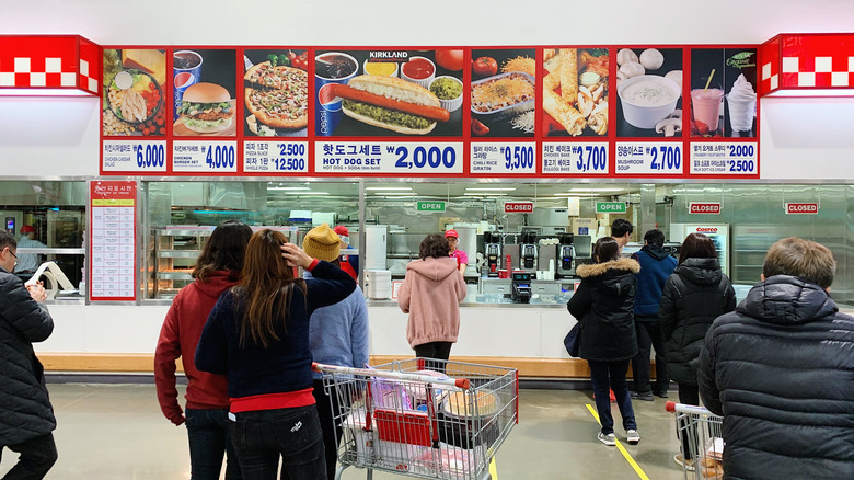 Costco food court Korea