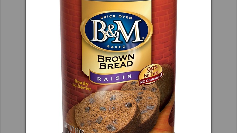 Canned brown bread