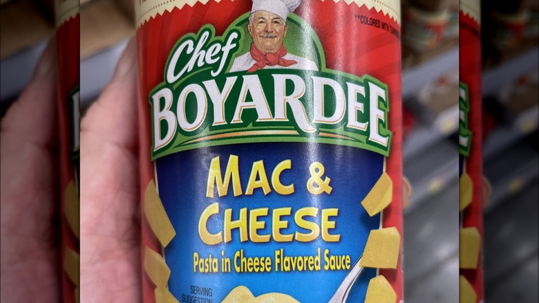 Chef Boyardee mac and cheese