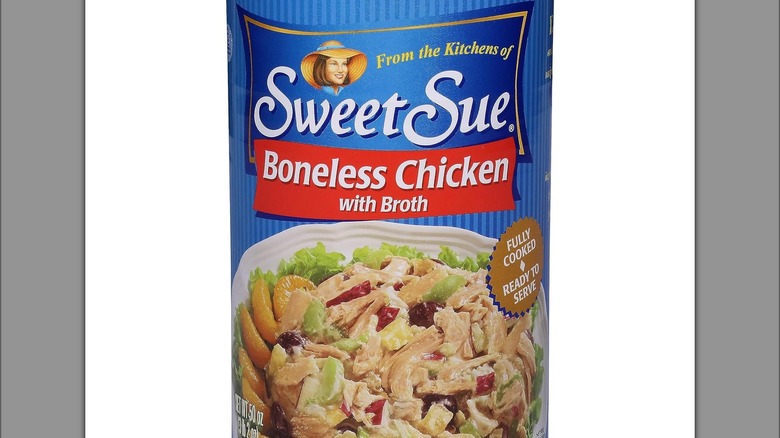 can of Sweet Sue chicken