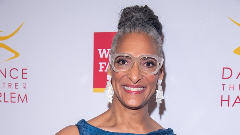 Celebrity chef Carla Hall at a red carpet event