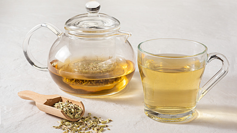 cup of fennel tea