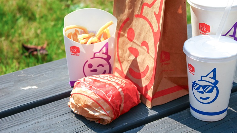 A Jack in the Box meal