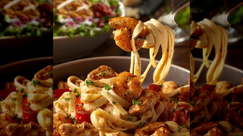 Shrimp pasta at TGI Fridays