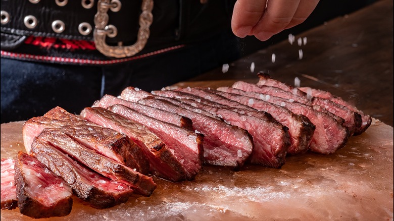 Fogo de Chão sliced steak